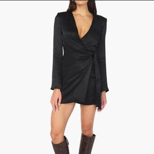 WeWoreWhat- Cowl Front Satin Dress- BNWT- Great party/holiday dress!